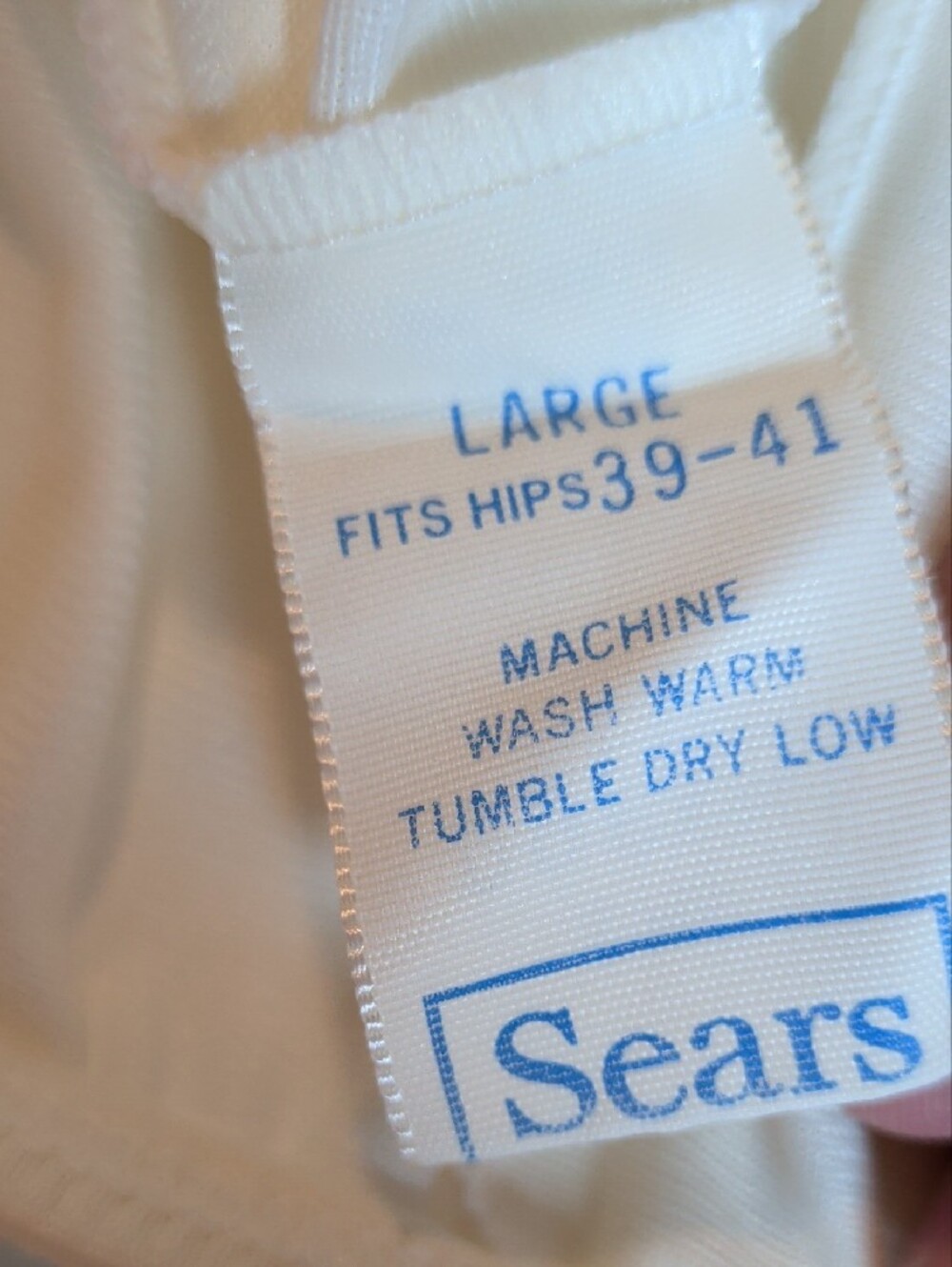 Vintage 60s Sears Ivory Pantaloons Bloomer Pants Lace Trim SZ Large MCM - Picture 8 of 11